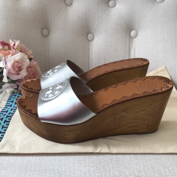 Tory Burch Shoes - 🌷HP🌷•Tory Burch• Patty Slide Wedge